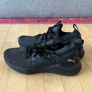 Puma Black Athletic Foam Shoes